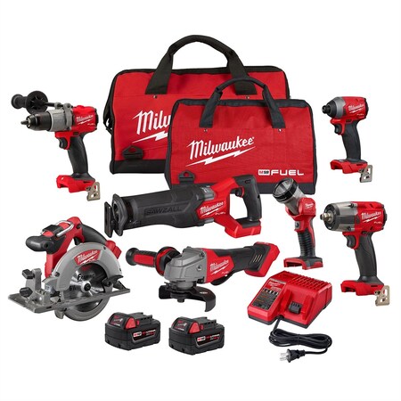 Milwaukee Tool M18 FUEL 7 Piece Combo Kit 2998-27